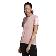 Koszulki sportowe damskie - Koszulka damska adidas Own The Run Tee Wonder Mauve XS - miniaturka - grafika 1