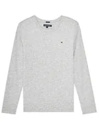 Bluzki damskie - Tommy Hilfiger Bluzka KB0KB04141 S Szary Regular Fit - miniaturka - grafika 1