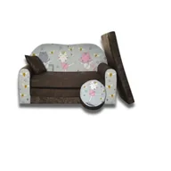 Łóżeczka i kojce - BEZPIECZNA SOFA PIANKOWA KANAPA DZIECI MATERAC PODUSZKA ŁÓŻECZKO PUFA - miniaturka - grafika 1