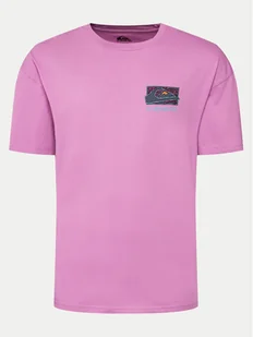 Quiksilver T-Shirt Spin Cycle EQYZT07653 Różowy Regular Fit - Koszulki męskie - miniaturka - grafika 1