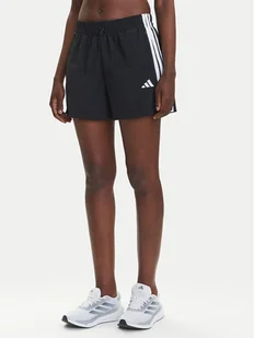 adidas Szorty sportowe Essentials 3-Stripes JE1309 Czarny Loose Fit - Spodenki damskie - miniaturka - grafika 1