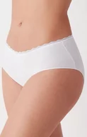 Majtki damskie - 3-pak figi damskie białe GD 293 Essentials, Kolor biały, Rozmiar S, Cotonella - Primodo.com - miniaturka - grafika 1