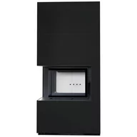 Wkłady kominkowe - Kominek powietrzny FLOKI/L/BS w zabudowie modułowej Zimbabwe Nero - miniaturka - grafika 1