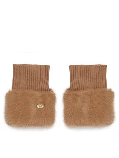 Guess Rękawiczki Damskie AW5208 POL02 Brązowy - Rękawiczki - miniaturka - grafika 1
