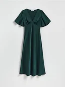 Sukienki - Reserved - Sukienka maxi - ciemnozielony - miniaturka - grafika 1