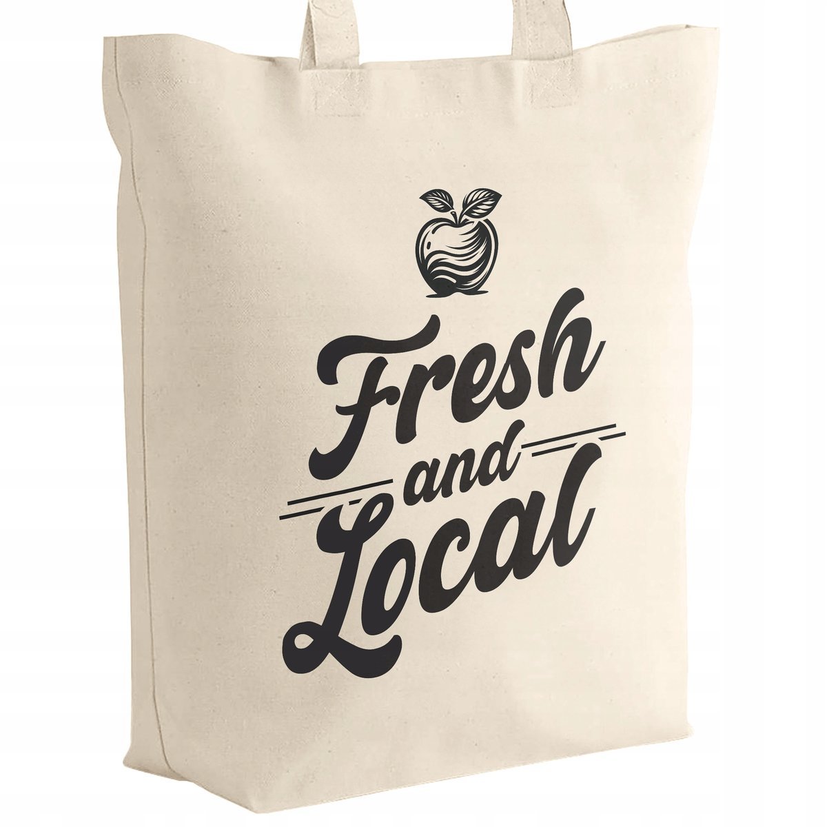 Torba bawełniana na zakupy FRESH & LOCAL Dla Miłośników Lokalnych Produktów