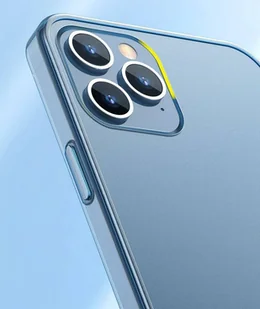 Baseus Frosted Glass Case Sztywne etui z elastyczną ramką iPhone 12 Pro Max Biały (WIAPIPH67N-WS02) WIAPIPH67N-WS02 - Etui i futerały do telefonów - miniaturka - grafika 12