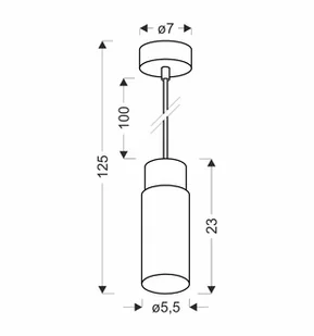 Lampa wisząca z drewnianym elementem, tuba 31-27740 z serii CLARO - Lampy sufitowe - miniaturka - grafika 2