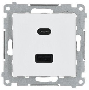 GNIAZDO ŁADOWANIA DEC2CA.01/11-SIMON54 Premium USB 5 V DC / 3.1 A