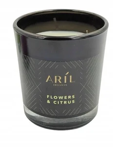 ARIL FLOWER CITRUS ŚWIECZKA ZAPACHOWA W SZKLE ŚWIECA - Świece - miniaturka - grafika 1