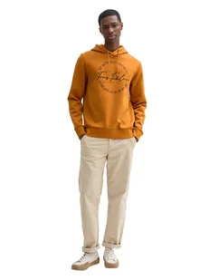 Tom Tailor Bluza w kolorze jasnobrązowym - Bluzy męskie - miniaturka - grafika 1