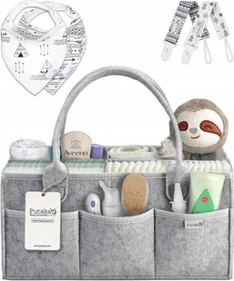Zestaw Organizerów na Pieluchy dla Niemowląt - 38 x 23 x 18 cm - Torby i organizery dla mam - miniaturka - grafika 1