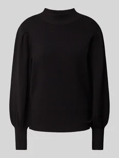 Sweter z dzianiny ze stójką model ‘FONNY’ - Swetry damskie - miniaturka - grafika 1