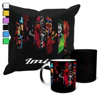 Gadżety dla niej i dla niego - ZESTAW KUBEK MAGICZNY + POSZEWKA Z PODUSZKĄ- AVENGERS PREZENT + IMIĘ - miniaturka - grafika 1