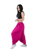 Spodnie sportowe damskie - Spodnie alladynki haremki, szarawary luźne - miniaturka - grafika 1