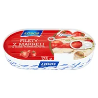 Konserwy i dania rybne - Łosoś Filety z makreli w sosie pomidorowym 175g ŁOSOŚ - miniaturka - grafika 1