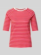 Koszulki i topy damskie - T-shirt o kroju regular fit - miniaturka - grafika 1