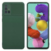 Etui i futerały do telefonów - Pokrowiec Do Samsung Galaxy A51 4G / M40s Etui w Bonbon Zieleń Obudowa Case Cover Ochrona kamery Cadorabo - miniaturka - grafika 1