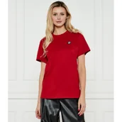 Koszulki i topy damskie - Karl Lagerfeld T-shirt IKON PATCH | Loose fit - miniaturka - grafika 1