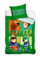 Pościel dla dzieci - Pościel Bawełna 135X200 Scooby Doo Detektywi Zielona - miniaturka - grafika 1