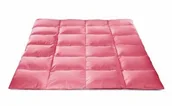 Kołdry - Kołdra półpuchowa 160x200 różowa 2,0 kg naturalny wsad 100% bawełna Inlet AMW - miniaturka - grafika 1