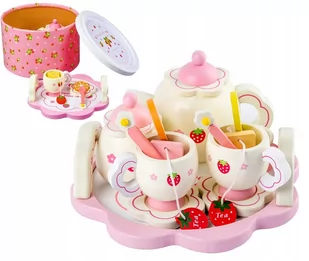 Lt294 Drewniany Serwis Zestaw Do Herbaty Dla Dziec - Zabawy w naśladowanie dorosłych Lt294 Drewniany Serwis Zestaw Do Herbaty Dla Dziec - Zabawy w naśladowanie dorosłych - miniaturka - grafika 1