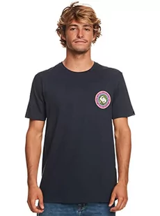 Quiksilver Koszulka męska Basic Blue M - Koszulki męskie - miniaturka - grafika 1