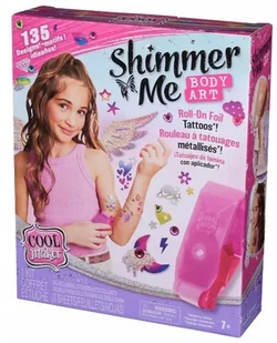 SPIN MASTER SHIMMER ME BODY ART Studio tatuaży zmywalnych 135 elementów 7+ - Zabawki kreatywne - miniaturka - grafika 1