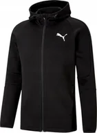 Bluzy męskie - BLUZA MĘSKA Z KAPTUREM ROZPINANA DRESOWA SPORTOWA EVOSTRIPE CORE PUMA - miniaturka - grafika 1