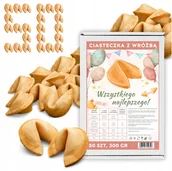 Pieczywo chrupkie - Chińskie Ciasteczka z Wróżbą Wszystkiego Najlepszego Magia dla gości 50 szt - miniaturka - grafika 1