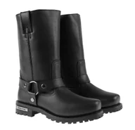 Botki męskie - buty motocyklowe UNIK (10000 BLACK)-42 - miniaturka - grafika 1