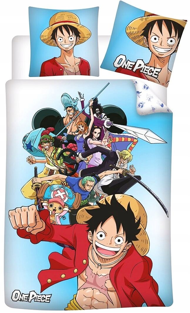 Pościel One Piece Anime Manga 140x200 Worek