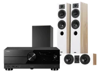 Kino domowe - Yamaha RX-A2A (czarny) + Diva 5 (dąb)+ Diva 7 (dąb) + Basso 880 (czarny) - miniaturka - grafika 1
