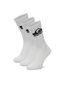 Skarpetki męskie - Quiksilver Skarpety AS_QUIKSILVER_101W_SS25 (3-PACK) Biały - miniaturka - grafika 1