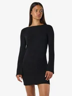 Sukienki - Noisy may Sukienka w kolorze srebrno-czarnym - miniaturka - grafika 1