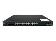 Switche - LevelOne IXP-2871 łącza sieciowe Zarządzany L2+ Gigabit Ethernet (10/100/1000) Obsługa PoE Czarny - miniaturka - grafika 1