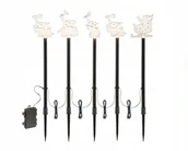 Lampy ogrodowe - Lampki ogrodowe/balkonowe LED CASA Deco renifery i mikołaj - miniaturka - grafika 1