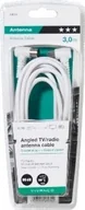 Kable komputerowe i do monitorów - Kabel Vivanco Vivanco coaxial cable angled 3m 48034 - miniaturka - grafika 1
