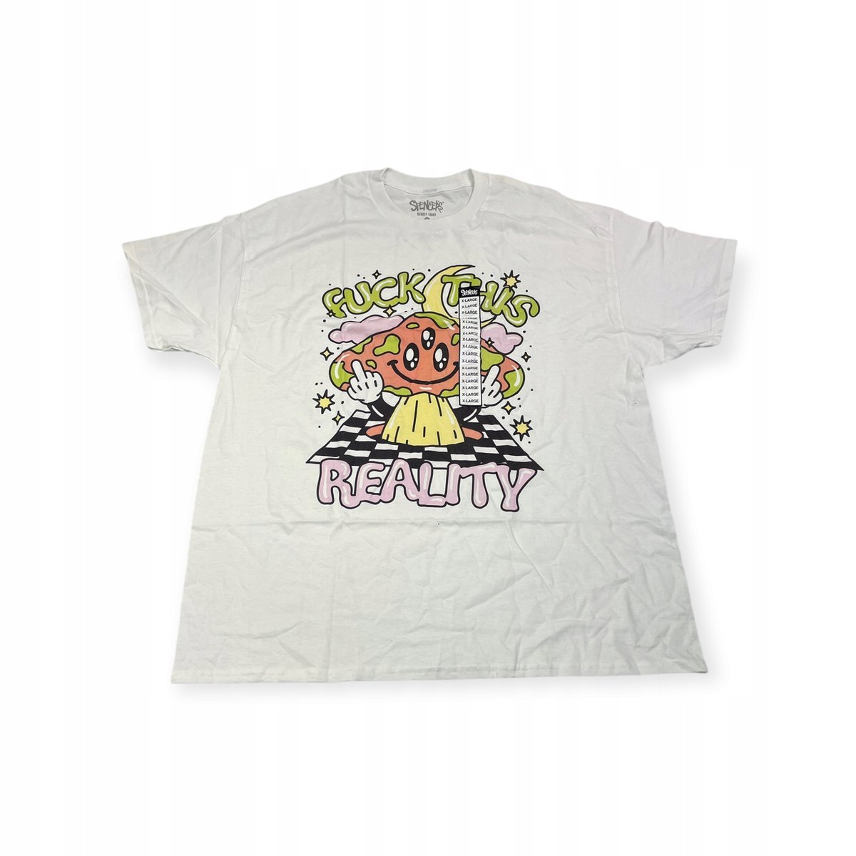 Koszulka T-shirt męski okrągły dekolt SPENCER'S NADRUK XL