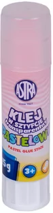 Astra Klej w sztyfcie transparentny pastelowy 15g Astra - Przybory szkolne - miniaturka - grafika 1