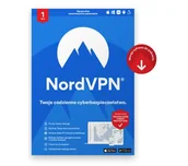 Programy finansowe i kadrowe - NordVPN Standard VPN + Zabezpieczenia 6 Urządzeń/1 Rok - miniaturka - grafika 1