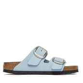 Klapki i japonki damskie - Klapki Birkenstock Arizona Big Buckle 1031860 Błękitny - miniaturka - grafika 1