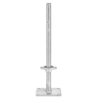 Rusztowania - Stopa regulacyjna do rusztowań warszawskich 40cm średnica 26mm - miniaturka - grafika 1