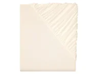 Prześcieradła - LIVARNO home Prześcieradło z dżerseju z gumką 140-160 x 200 cm (Beżowy) - miniaturka - grafika 1