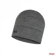 Czapki i chusty sportowe męskie - Czapka Buff Merino Midweight Hat LIGHT GREY MELANGE - miniaturka - grafika 1