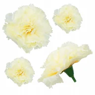 Sztuczne kwiaty - Kwiat sztuczny Goździk Główka wyrobowa Czerwone Goździki do bukietu 12 szt. - miniaturka - grafika 1