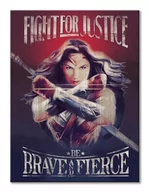 Obrazy i zdjęcia na płótnie - Pyramid Posters Wonder Woman Fight For Justice - obraz na płótnie 60x80 WDC100103 - miniaturka - grafika 1