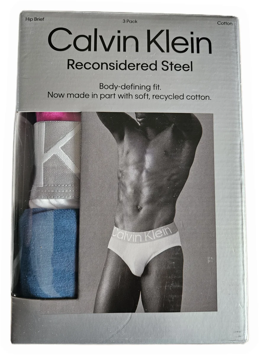 Calvin Klein Majtki Slipy Męskie wielokolorowy 3-Pack 3 sztuki Rozmiar XS