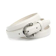 Paski - Anthoni Crown Pasek damski, biały (biały 090), 80|#80|#6621 (Producent rozmiar:80) - miniaturka - grafika 1