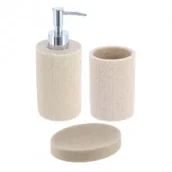 Akcesoria łazienkowe - Tendance Komplet łazienkowy Porzio - miniaturka - grafika 1